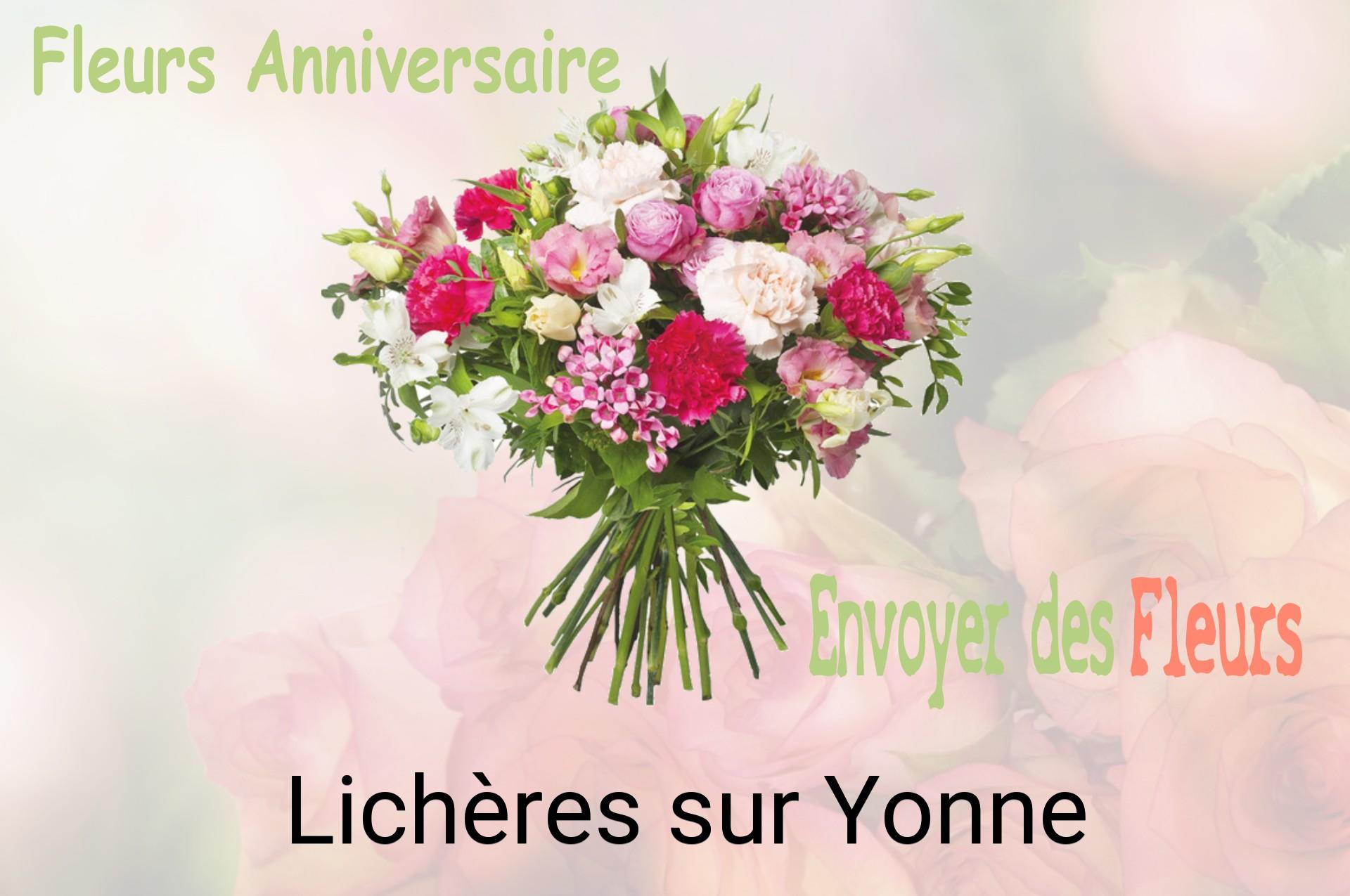 Bouquet de fleurs d’anniversaire livré à Lichères-sur-Yonne