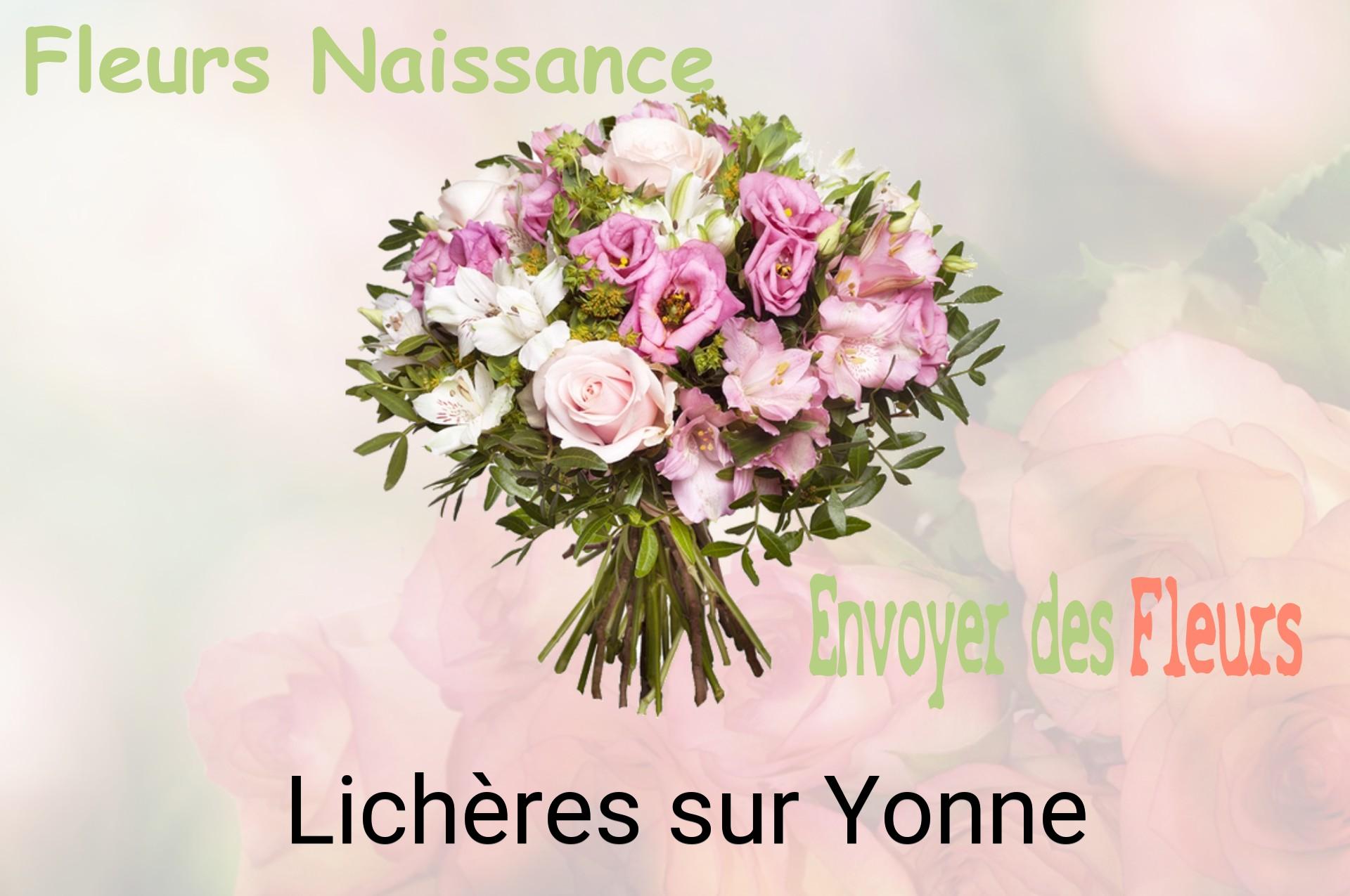 Bouquet de fleurs de naissance livré à Lichères-sur-Yonne