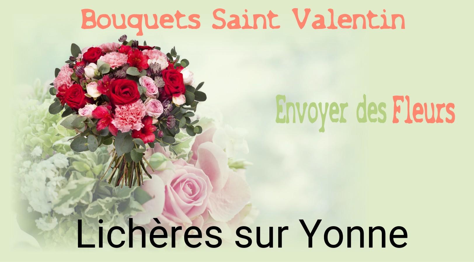 Roses de Saint-Valentin livrées à Lichères-sur-Yonne